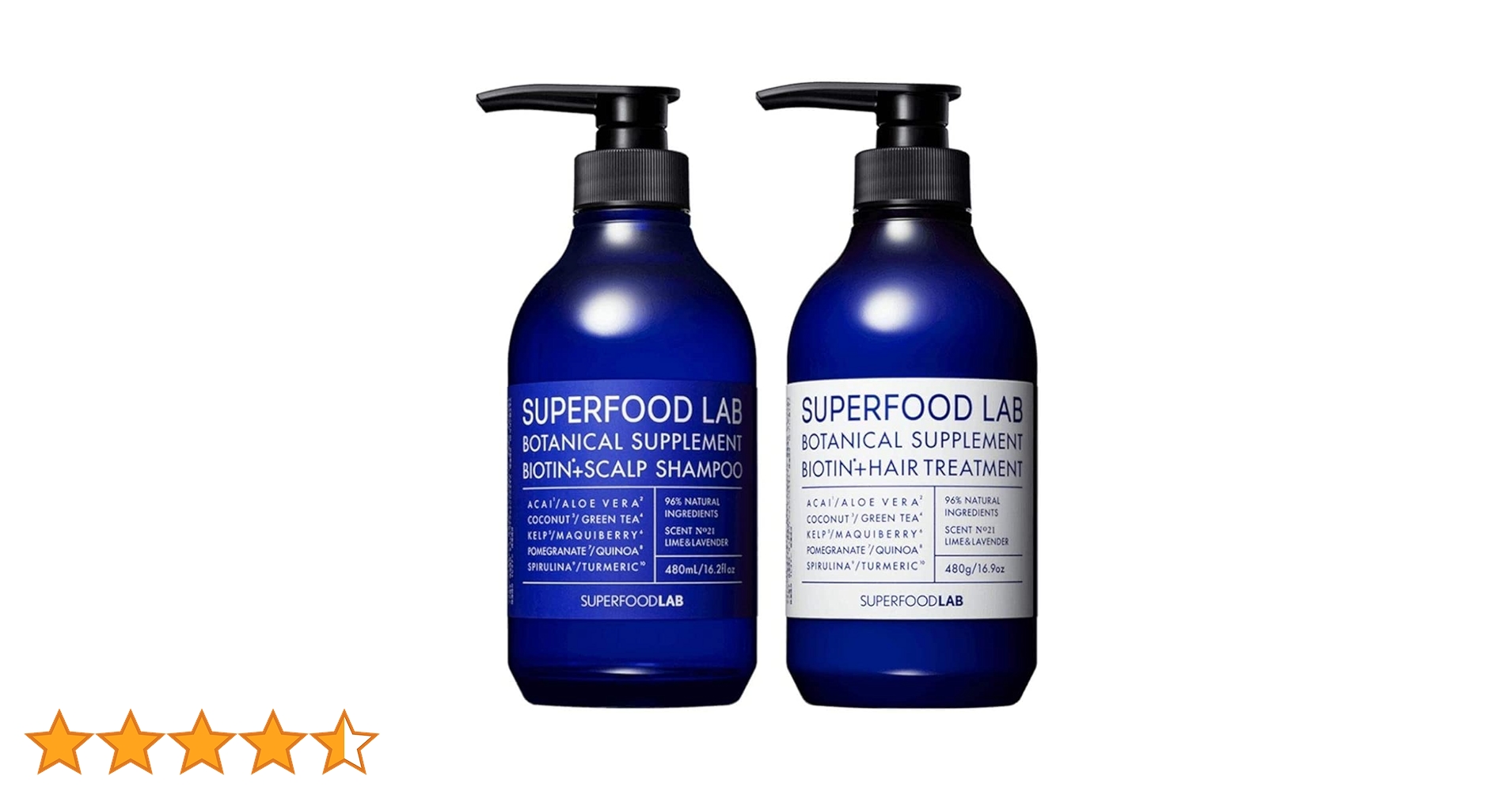 【新品未使用】SUPERFOOD LAB シャンプー＆トリートメント（さっぱり） Amazon | 自然由来成分96% スーパーフードラボ 【 スカルプ
